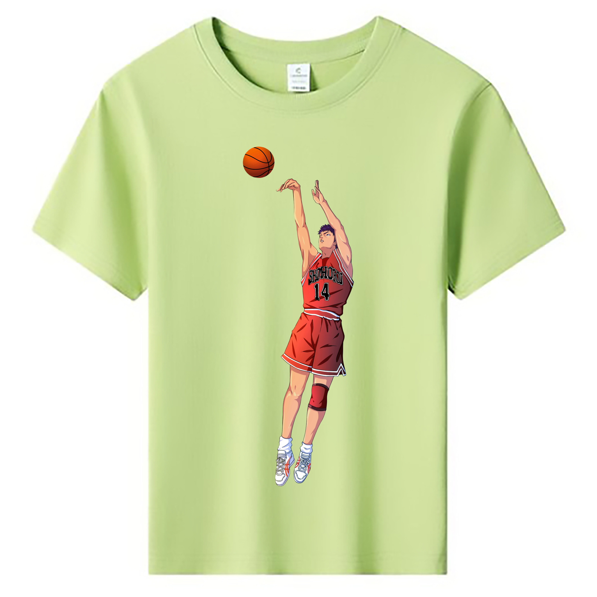 （画像用） SLAM DUNK／スラムダンク 綿100％キッズTシャツ（フロントプリント）
